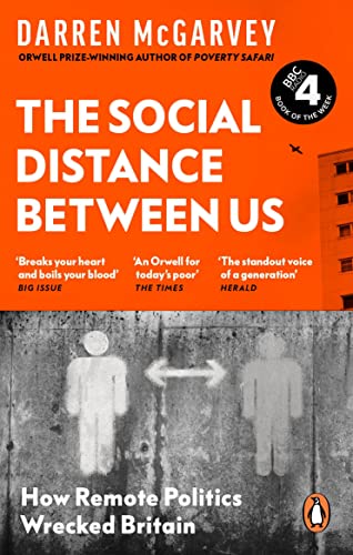 Book cover with orange top and grey concrete bottom featuring two white stick figures.