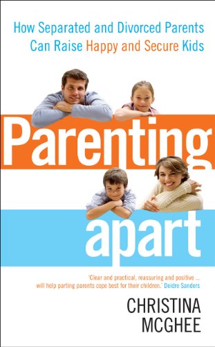 Book cover: "Parenting Apart" with images of parents and children.