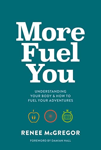 Book cover with white title, fruit icons, and author Renee McGregor.