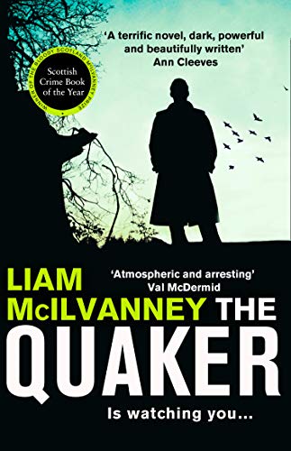 Book cover showing a silhouetted figure standing against a pale sky and dark trees.