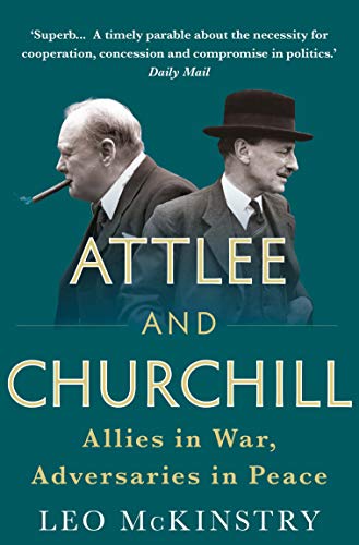 Book cover featuring portraits of Winston Churchill and Clement Attlee.