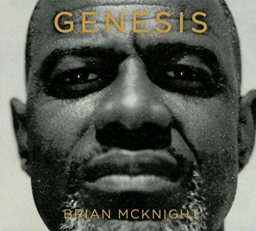 CD cover for Brian McKnight’s “Genesis” featuring a close-up portrait.