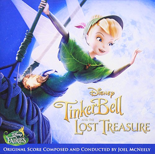 Tinker Bell flying with a friend, CD cover art.