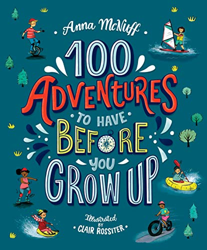 Book cover with colorful illustrations of children enjoying outdoor adventures.