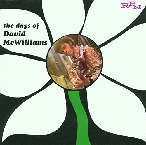 Album cover featuring a photo of David McWilliams inside a white flower graphic.