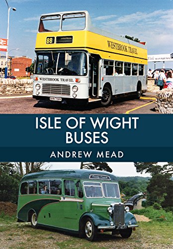 Book cover featuring vintage and modern Isle of Wight buses.