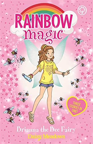 Book cover featuring a girl with fairy wings surrounded by bees.