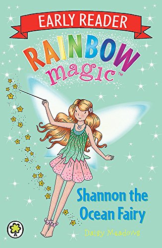 Book cover featuring Shannon the Ocean Fairy with a wand and sparkling stars.