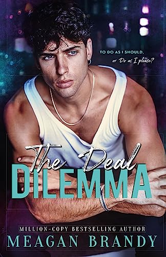 Book cover: "The Deal Dilemma" featuring a man with dark hair.