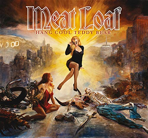 Album cover for Meat Loaf’s “Hang Cool Teddy Bear” featuring a painted fantasy scene.