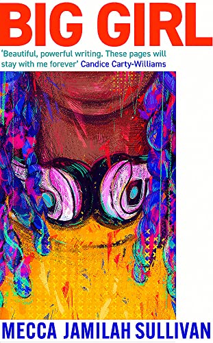 Book cover: close-up of a Black woman’s face with colorful, abstract art.
