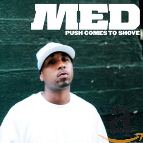 CD cover for MED’s “Push Comes To Shove” featuring a portrait of the artist.
