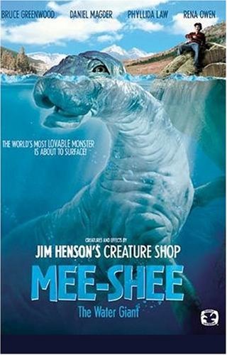 DVD cover for "Mee-Shee - The Water Giant" featuring a large aquatic creature.