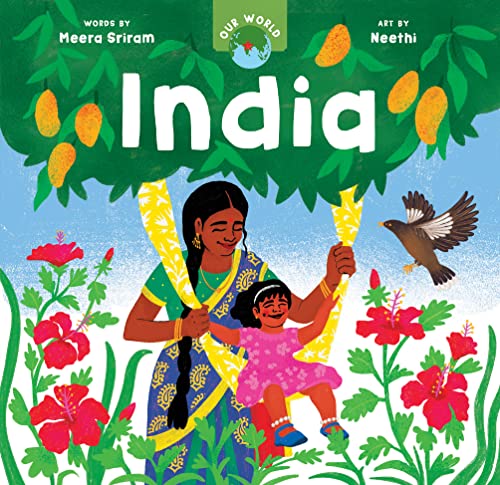 Book cover depicting a mother and child in traditional Indian clothing.