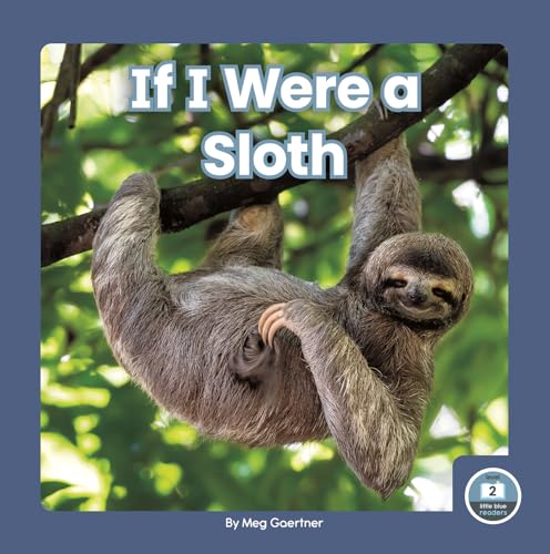 Book cover featuring a sloth hanging upside down from a tree branch.