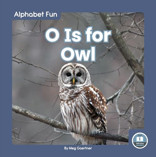 Book cover featuring an owl perched on a branch, letter "O".