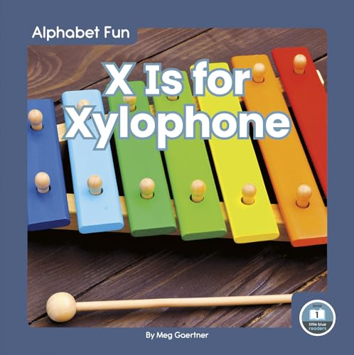 Book cover featuring a colorful xylophone and the letter X.