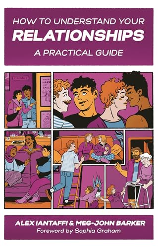 Book cover depicting diverse people in relationship scenarios, titled "How to Understand Your Relationships".