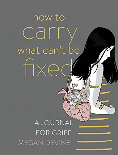 Book cover featuring a woman carrying a heart-shaped bag filled with white flowers.