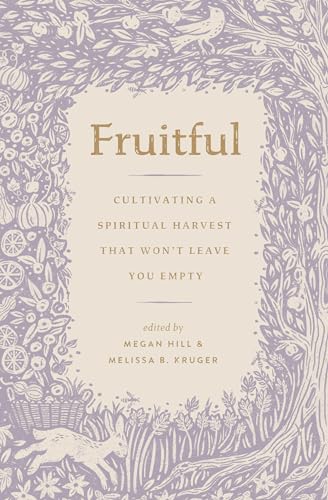 Book cover with floral design, title “Fruitful”, and a hare illustration.