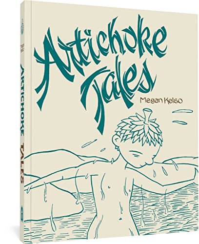 Book cover: "Artichoke Tales" with illustration of a boy and artichoke.
