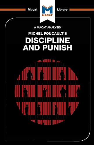 Book cover for “Discipline and Punish” analysis, with a prison cell graphic.