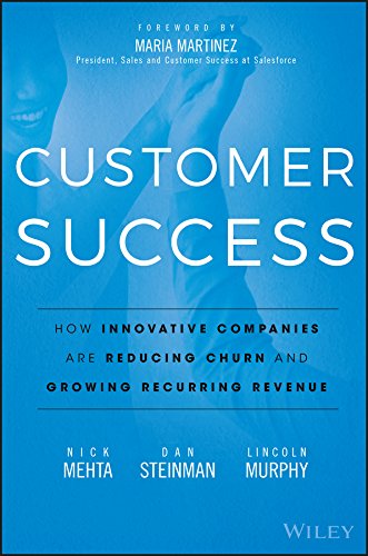 Book cover with blue background and white text: "Customer Success.