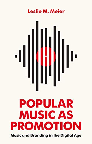 Book cover: black and red graphic with title "Popular Music as Promotion".