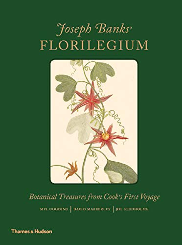 Book cover featuring a botanical illustration of a red flowering vine.