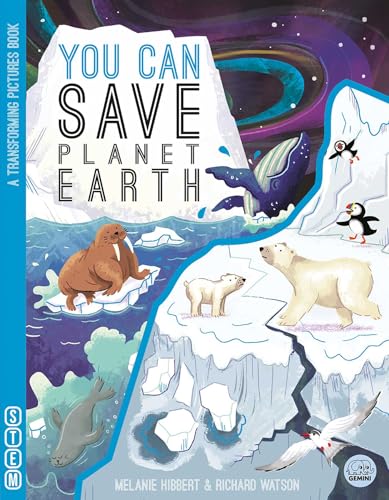 Book cover depicting arctic animals on melting ice, titled "YOU CAN Save Planet Earth".