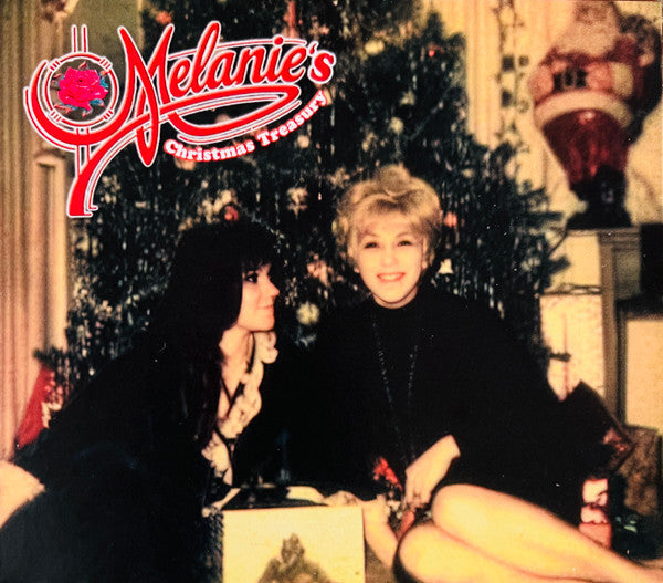 CD cover featuring Melanie and a woman near a Christmas tree.