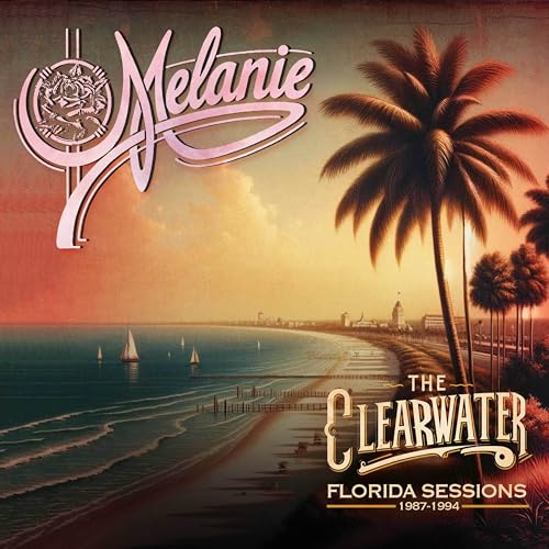 CD cover for Melanie’s “The Clearwater Florida Sessions” with beach scene.