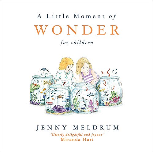 Children looking at fish and plants inside glass jars, illustrated cover.