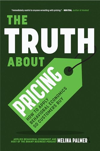 Green book cover with white text: "The Truth About Pricing.