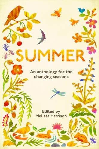 Book cover with watercolor illustrations of birds, flowers, and insects.