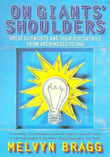 Book cover: āOn Giantsā Shouldersā with a lightbulb and starburst design.