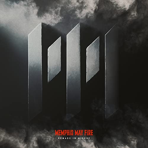 Album cover for Memphis May Fire’s “Remade In Misery” with geometric shapes.