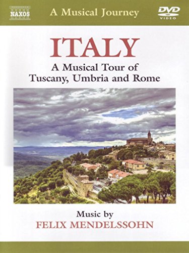 DVD cover featuring a serene Italian landscape with a hilltop village under a cloudy sky.