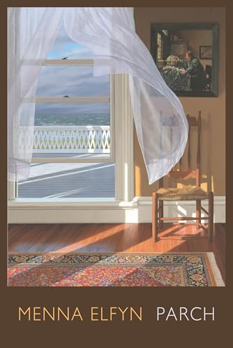 Book cover: interior scene with window, ocean view, and seated figure.