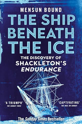 Book cover: "The Ship Beneath the Ice" with a drawing of a ship.