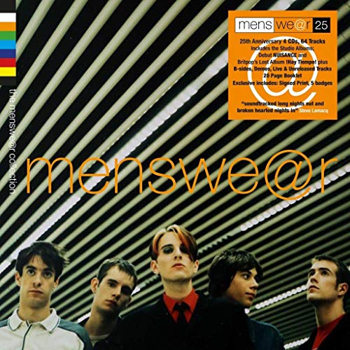 CD cover for Menswear’s “The Menswear Collection” featuring band members.