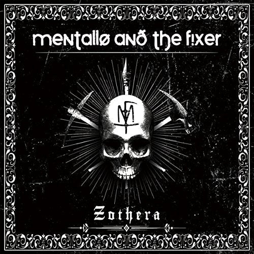 CD cover for "Zothera" by Mentallo & The Fixer, featuring a skull design.