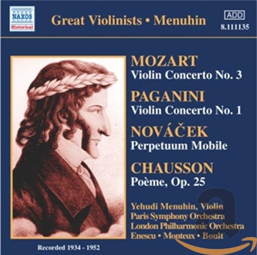 CD cover featuring a portrait of a man with a laurel wreath.