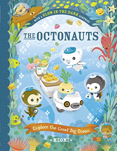 Octonauts book cover with characters, a submarine, and underwater plants.