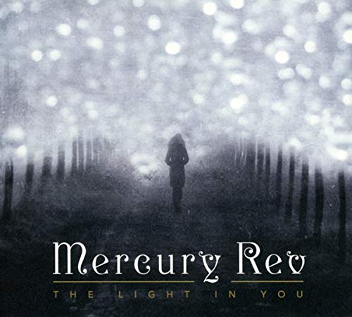 CD cover for Mercury Rev’s “The Light in You,” figure in a forest.