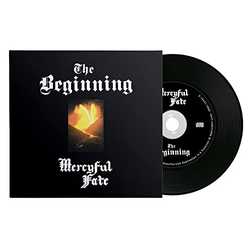 Mercyful Fate "The Beginning" CD reissue with black cover and disc.