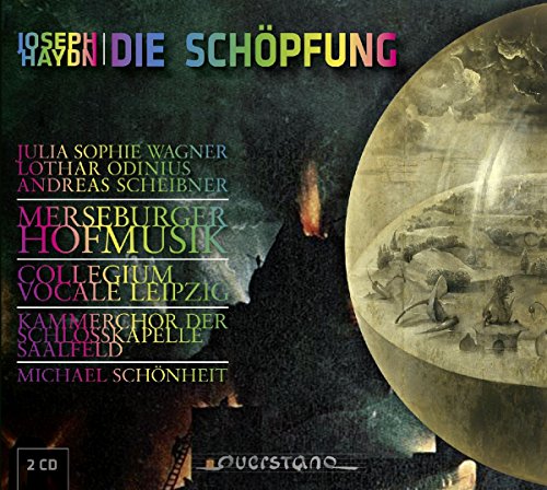 "CD cover featuring a dark background with a large, sepia-toned globe and multicolored text."