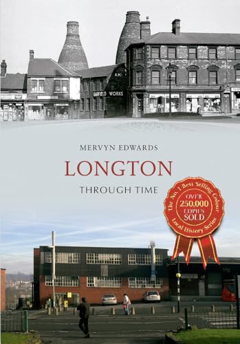 Book cover: "Longton Through Time" featuring historic pottery buildings.
