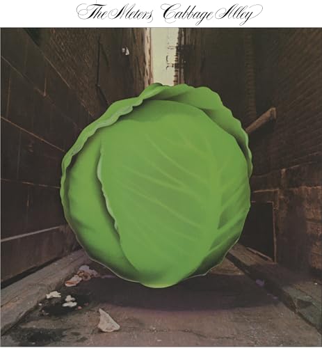 Album cover for The Meters’ “Cabbage Alley” featuring a cabbage in an alley.