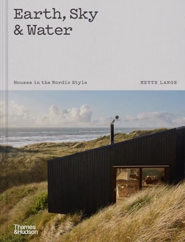 Book cover featuring a dark house overlooking a beach and cloudy sky.